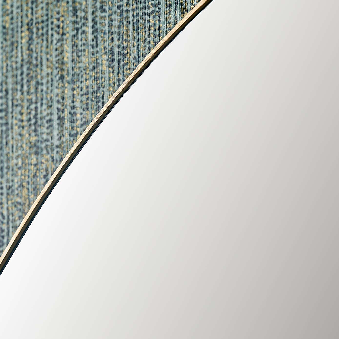 Wide Arched Overmantel Wall Mirror