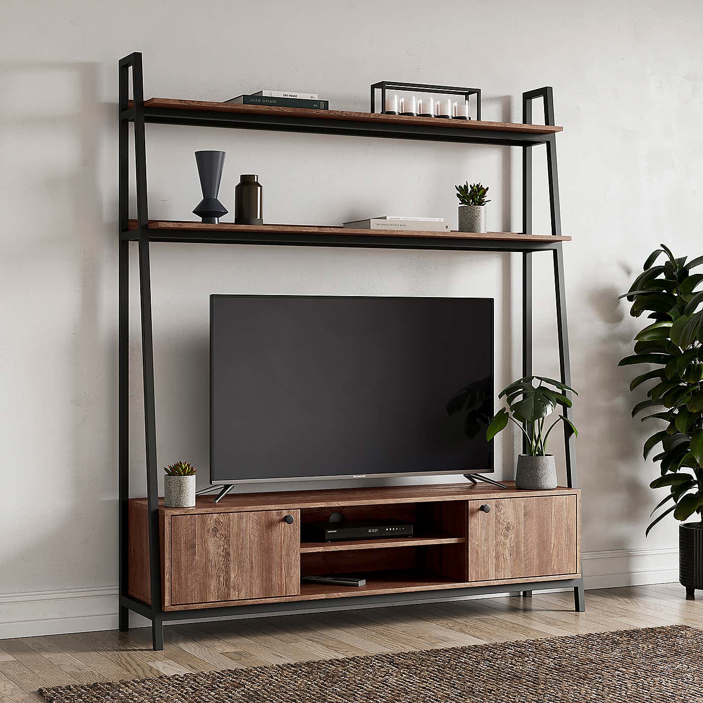 Fulton Ladder Shelf TV Stand