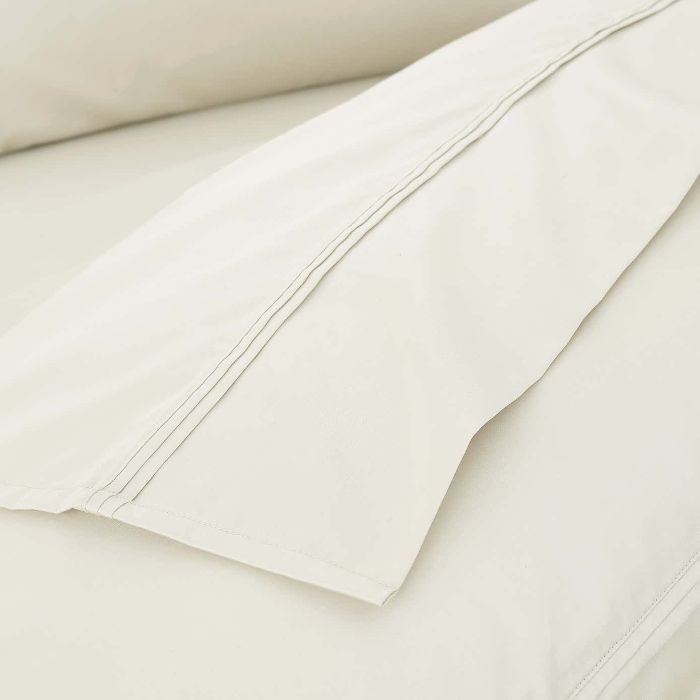 Dorma 500 Thread Count 100% Cotton Sateen Plain Flat Sheet