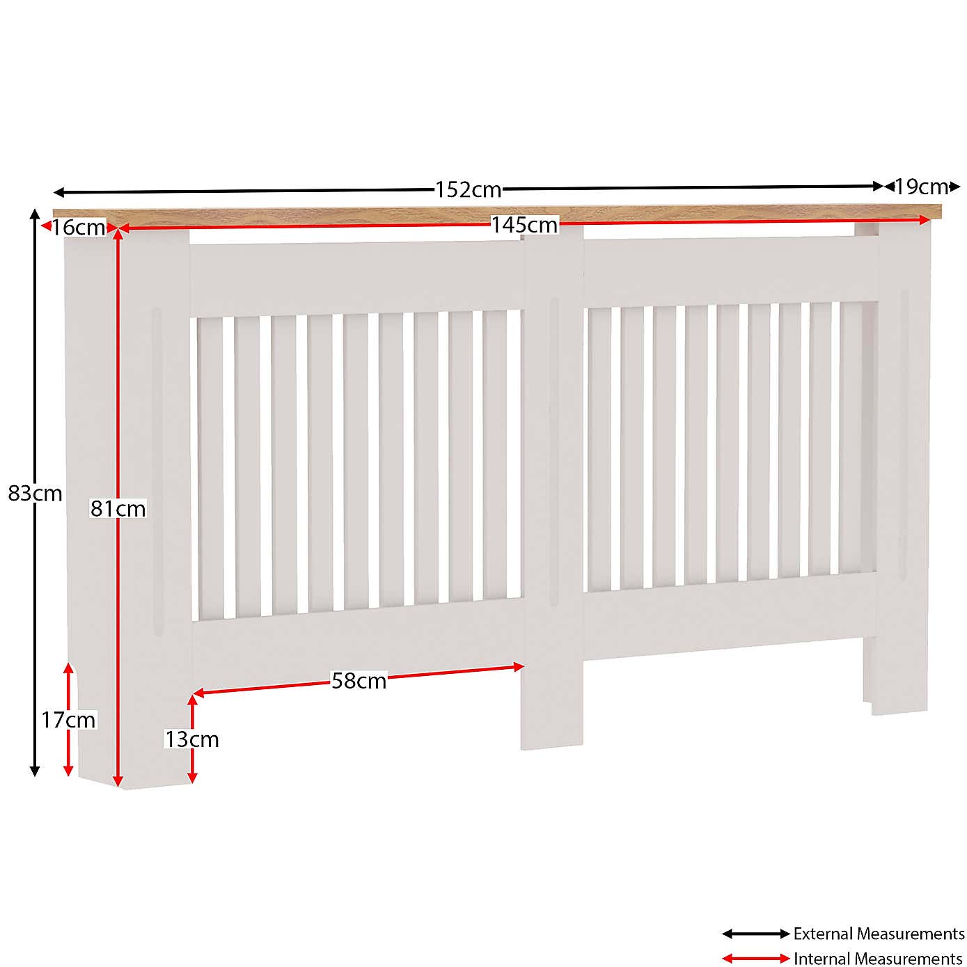 Vida Designs Arlington Radiator Cover