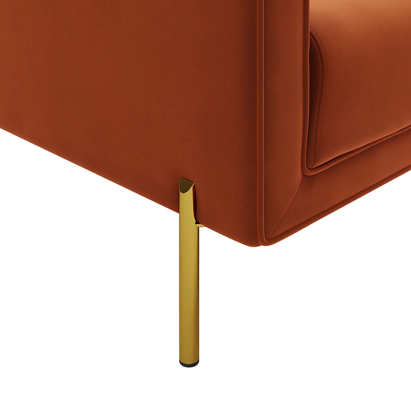 Bellamy Velvet 2 Seater Sofa - Grey