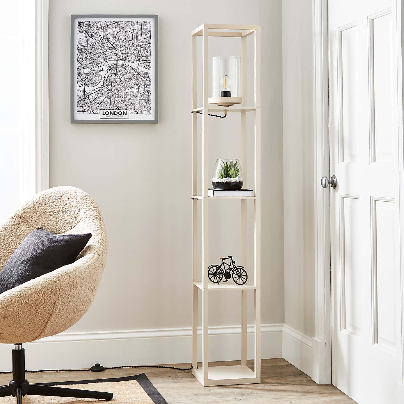 Keates Shelved Floor Lamp