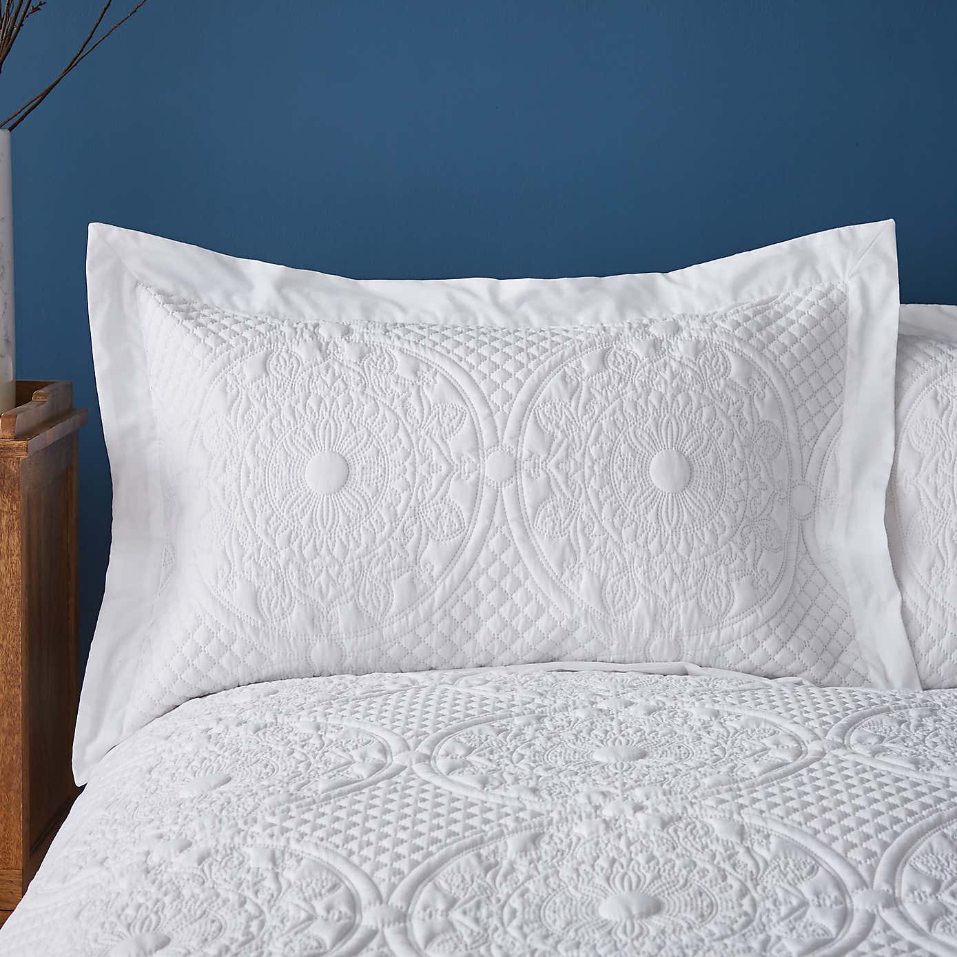 Mandalay White Oxford Pillowcase