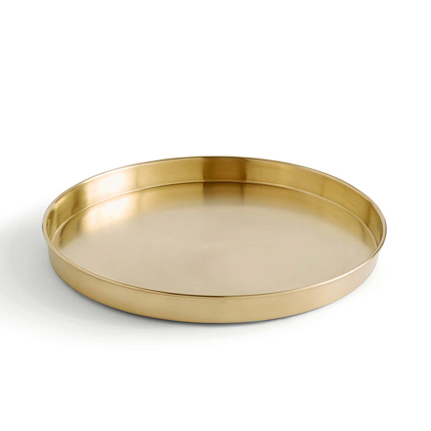 Gold Round Tray