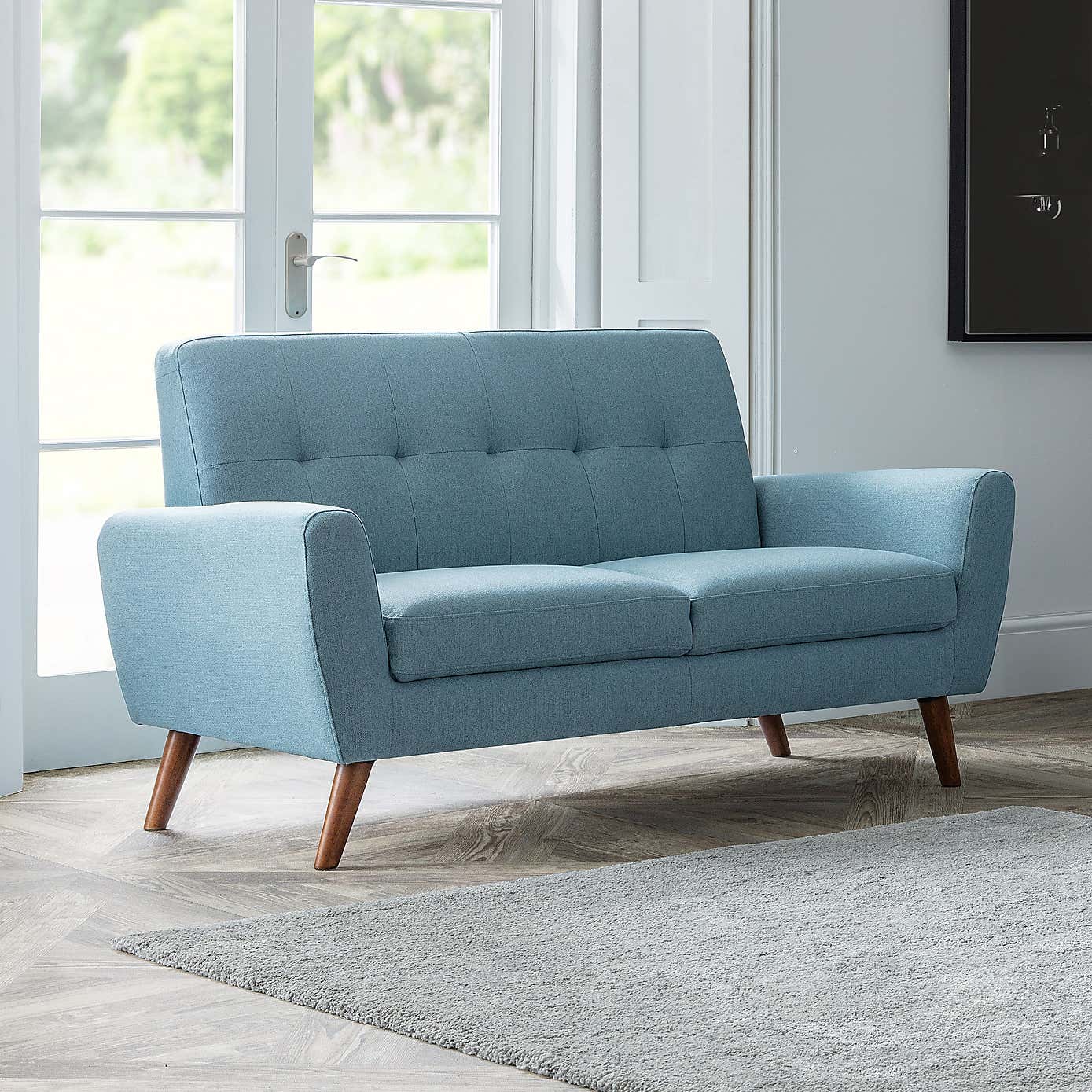 Monza Linen Compact 2 Seater Sofa