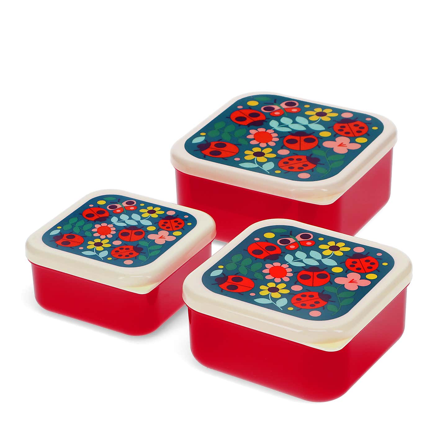 Lady Bird Snack Boxes Set of 3