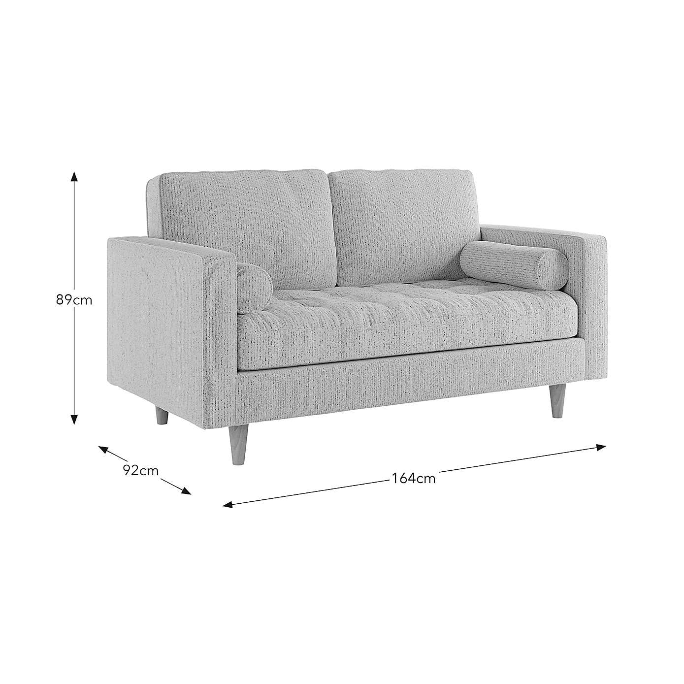 Zoe Boucle Fleck 2 Seater Sofa