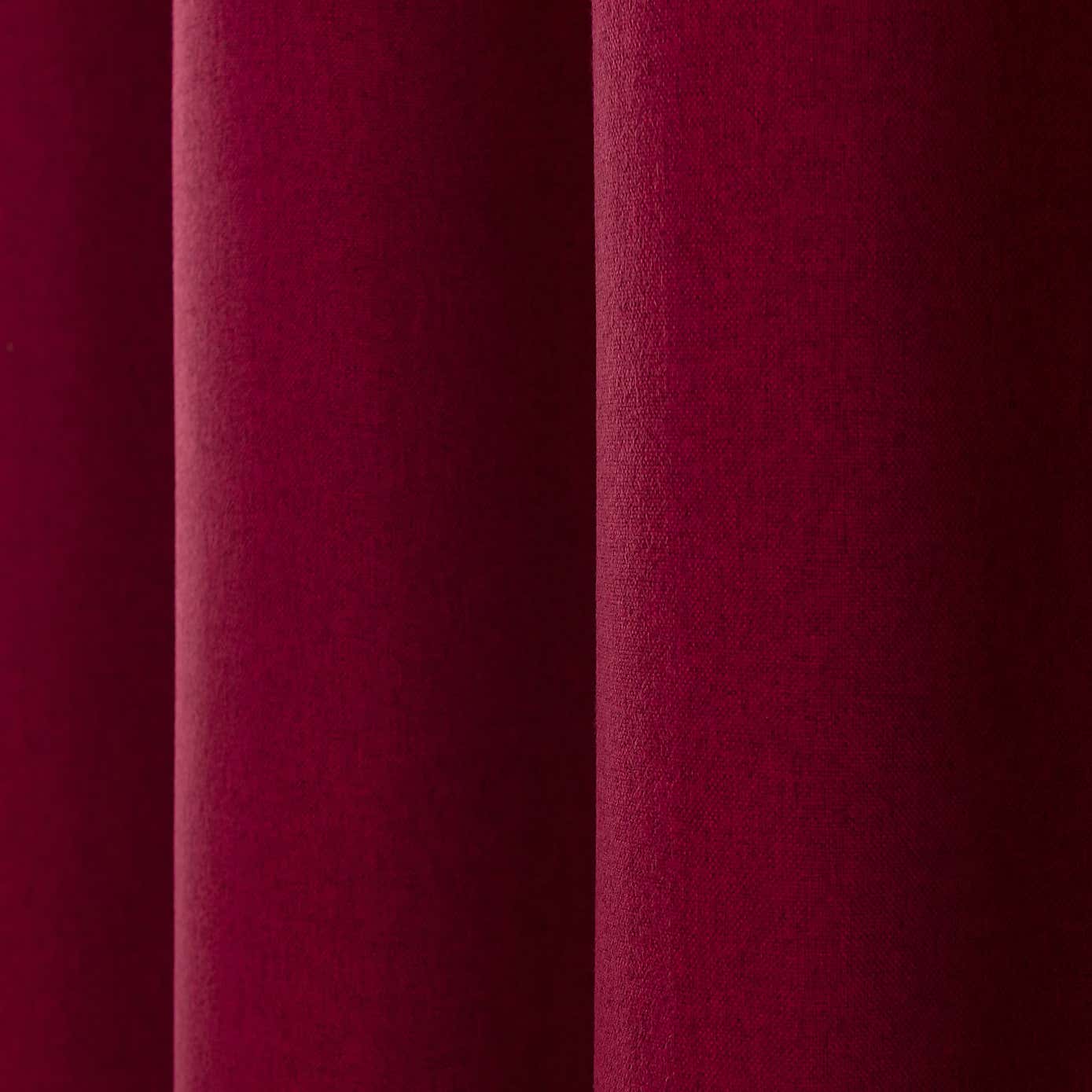 Luna Brushed Blackout Eyelet Curtains