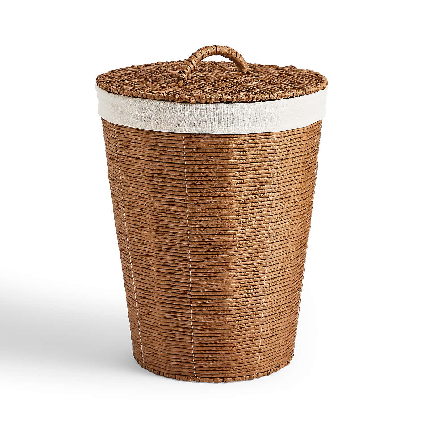 Woven Round Laundry Basket