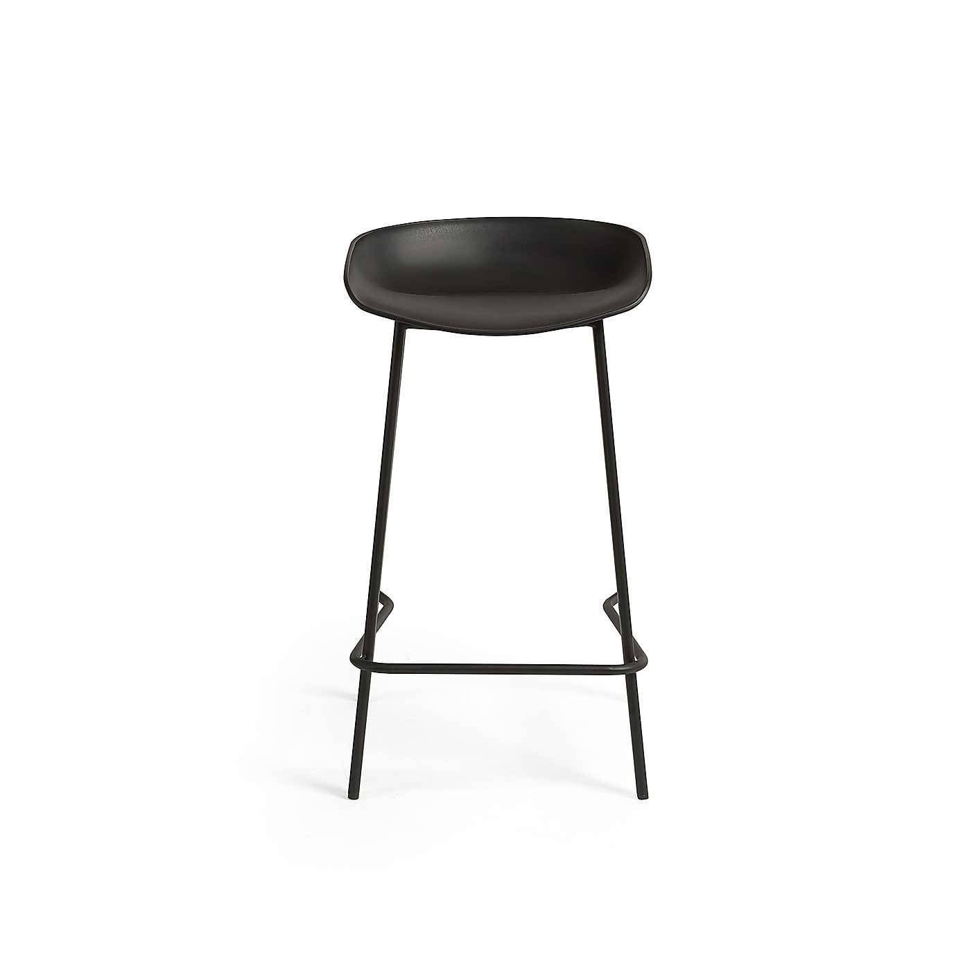 Renzo Set Of 2 Bar Stools, Metal