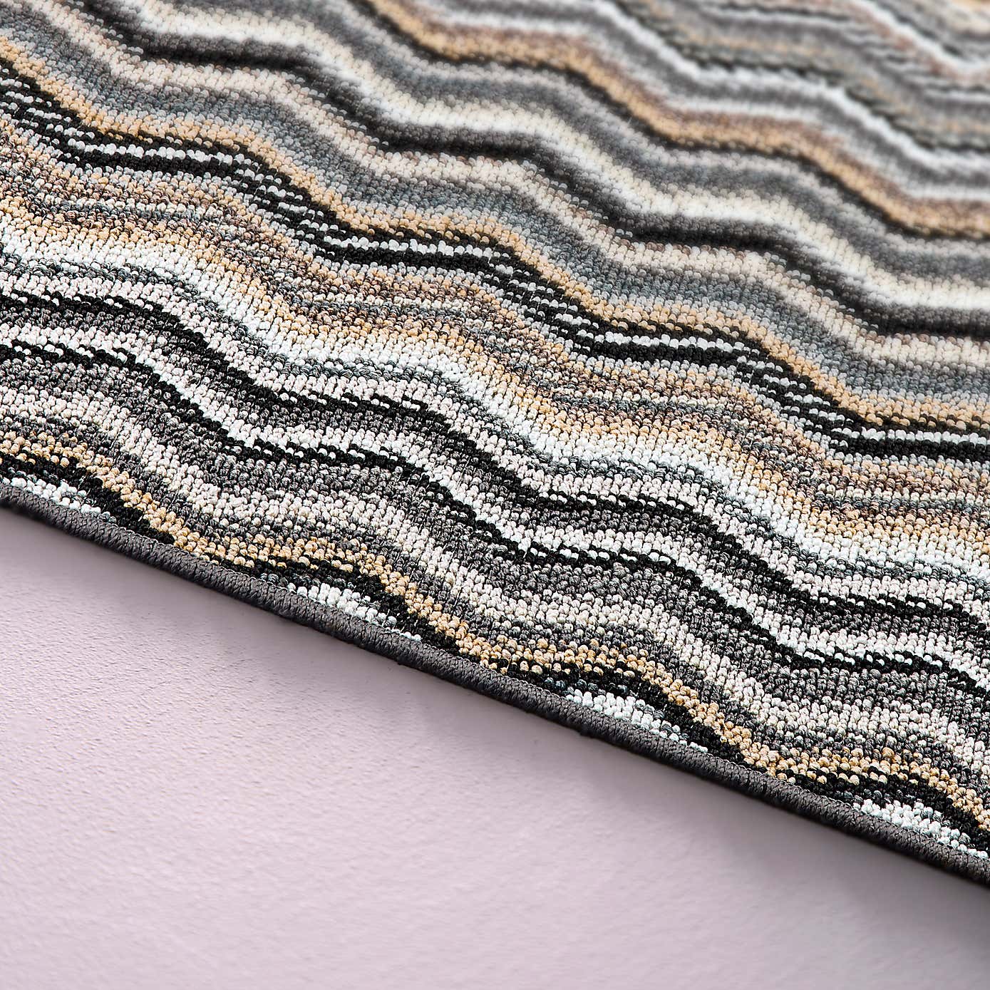 Marvel Boucle Zig Zag Washable Doormat