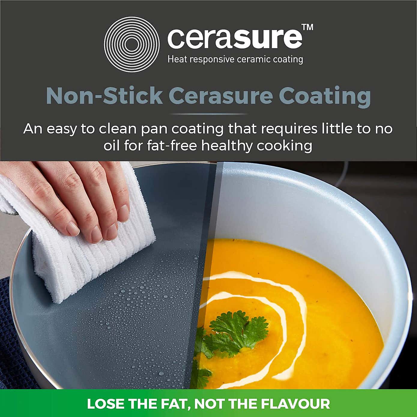 Tower Freedom Non-Stick Aluminium 7 Piece Pan Set