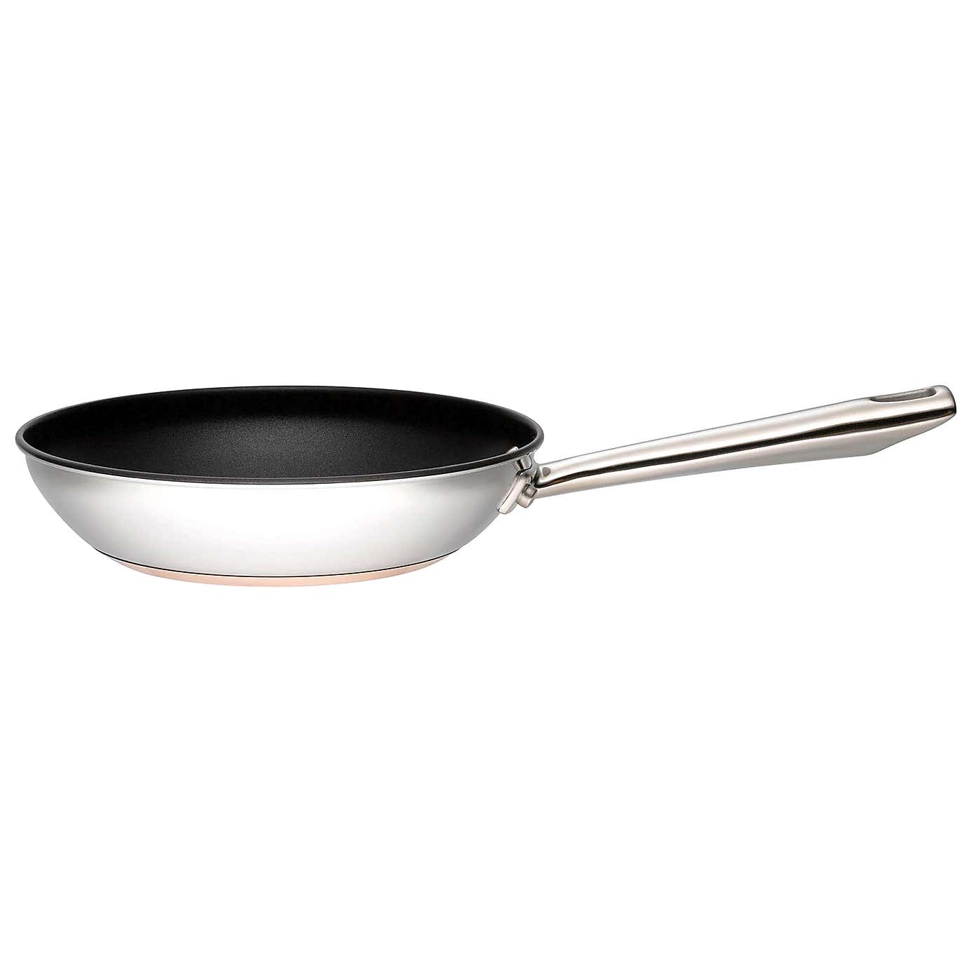 Copper Base Non-Stick Stainless Steel 2 Piece Frying Pan Set