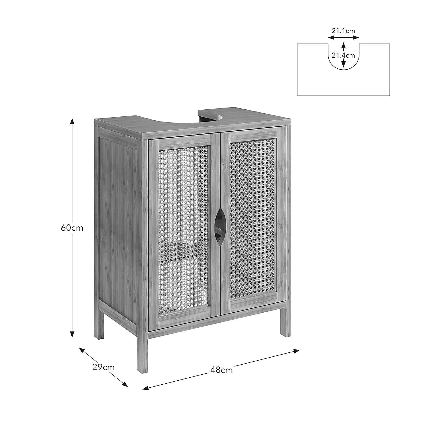 Avani Under Sink Unit, Bamboo
