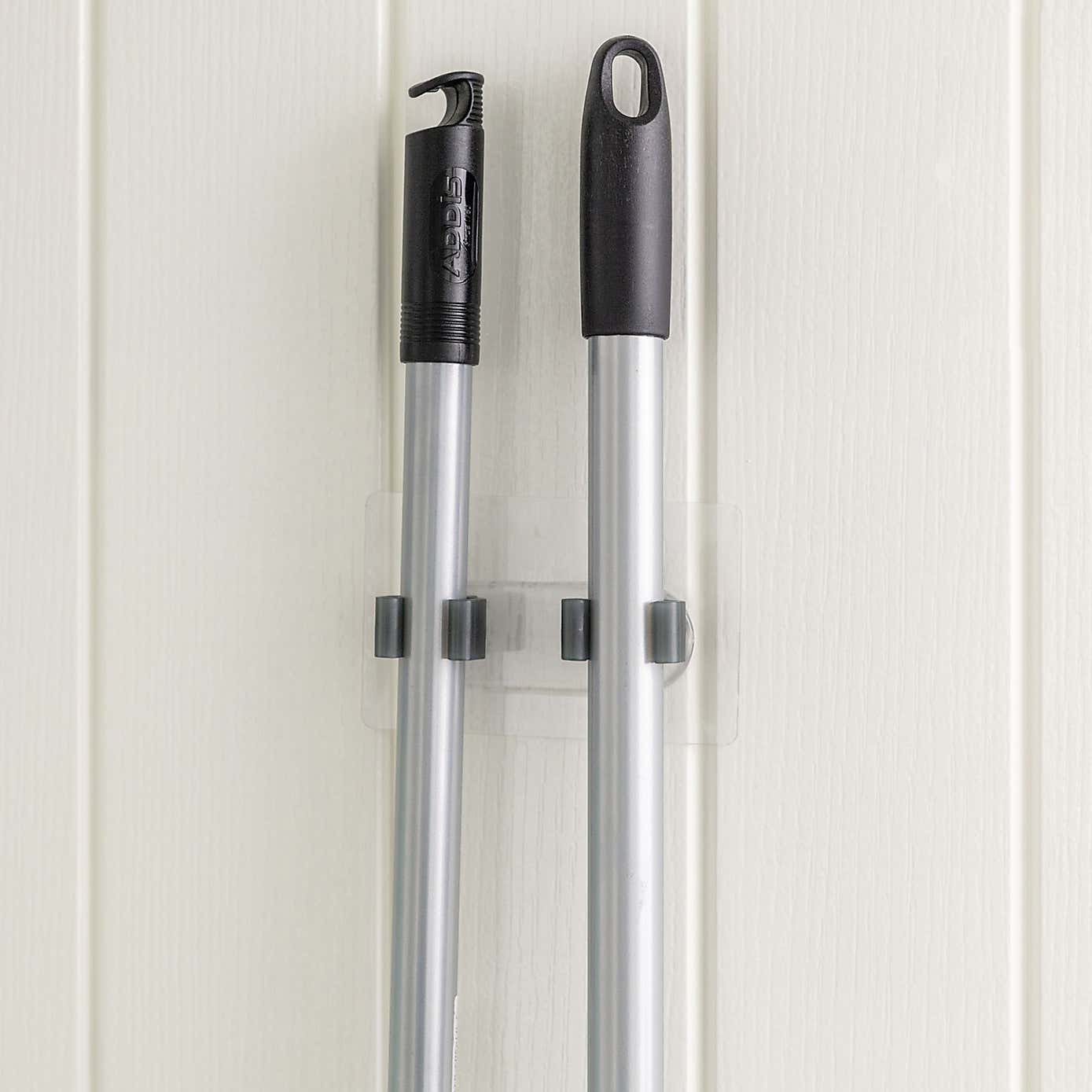Addis Invisifix Double Broom Holder
