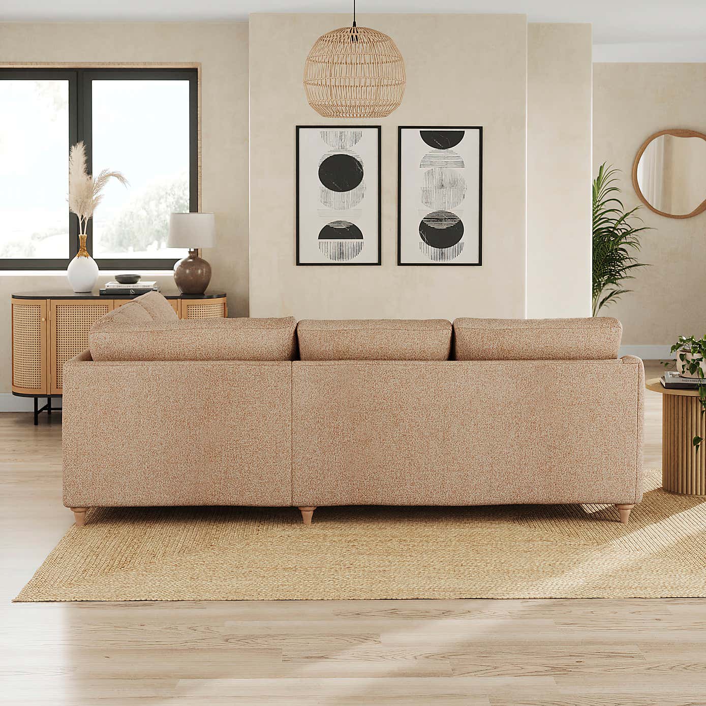 Hattie Cosy Weave Corner Unit Sofa