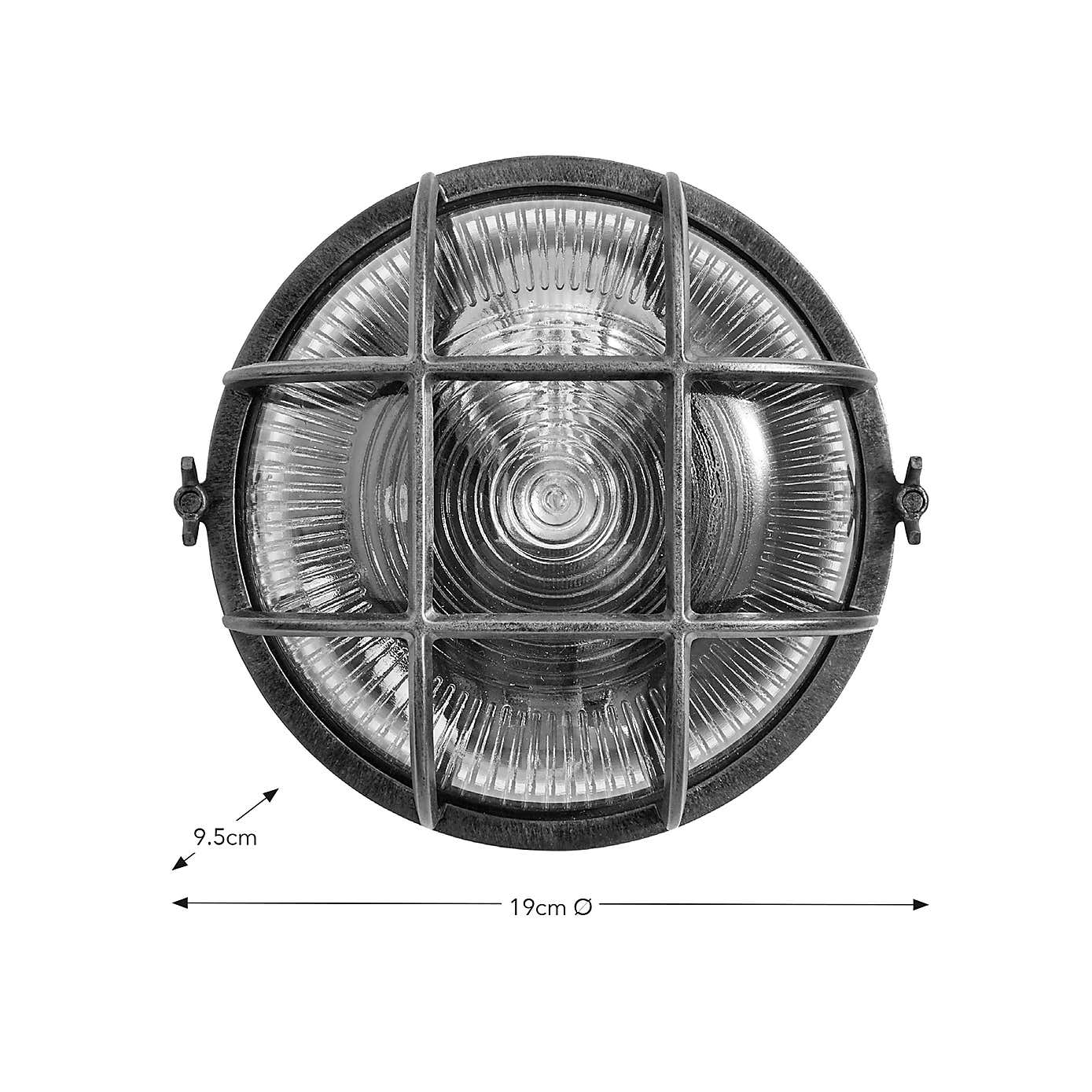 Indoor Outdoor Bulkhead Industrial Wall Light