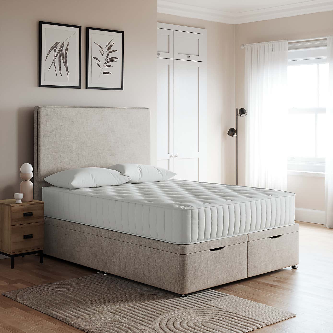 End Opening Ottoman Bed
