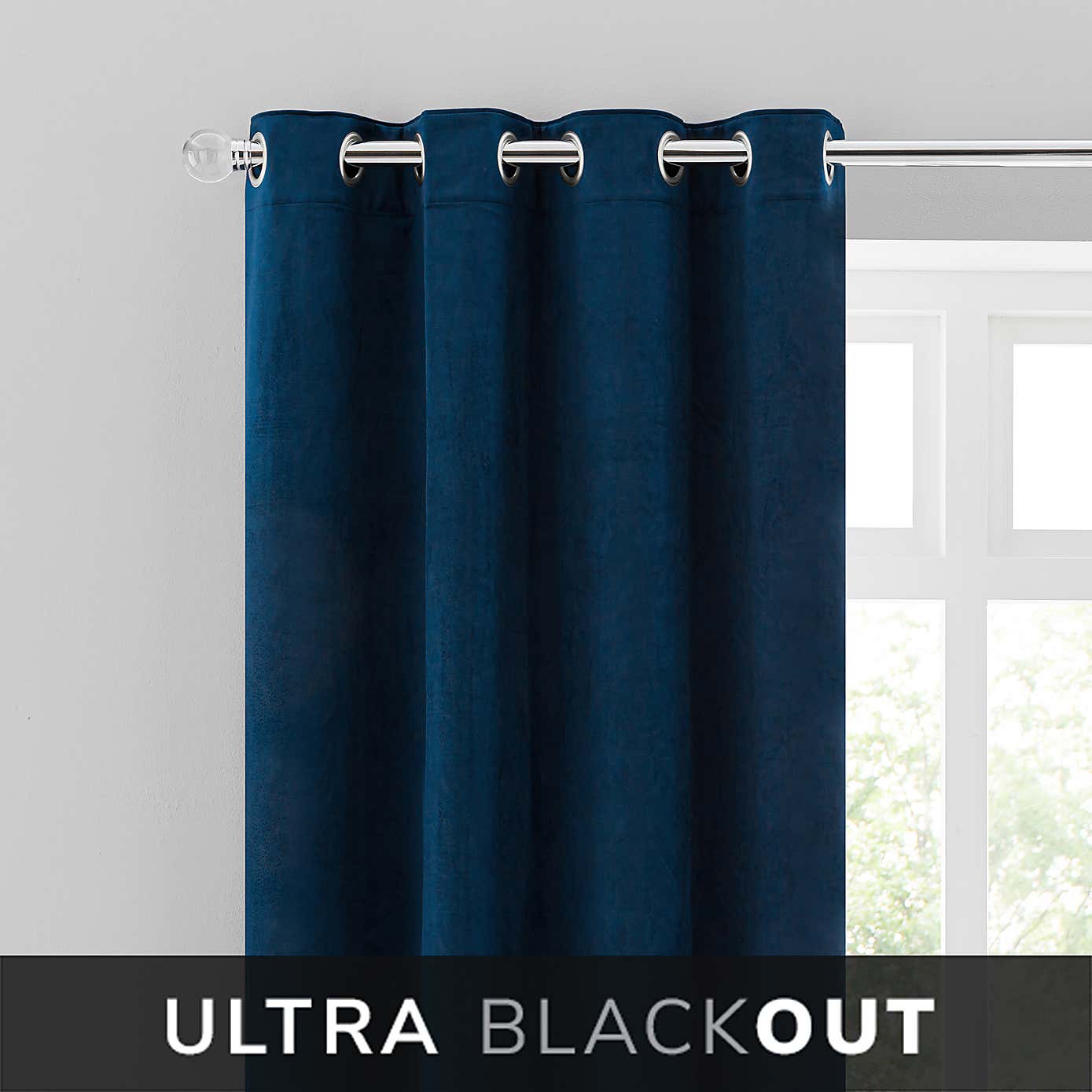 Isla Ultra Blackout Eyelet Curtains