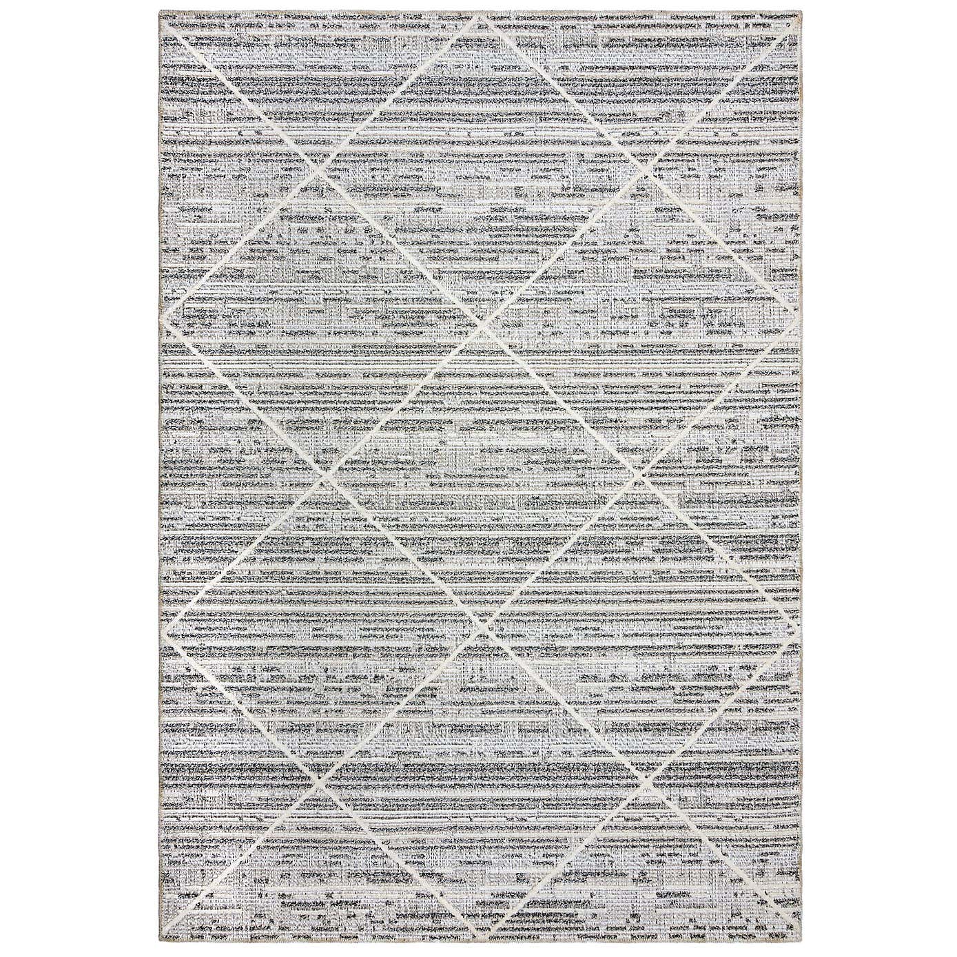 Diamond Tufted Washable Rug