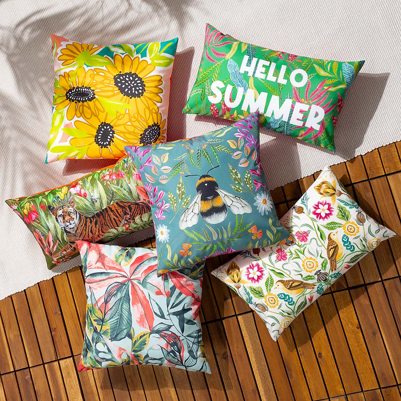 furn. Sunflower Outdoor Cushion