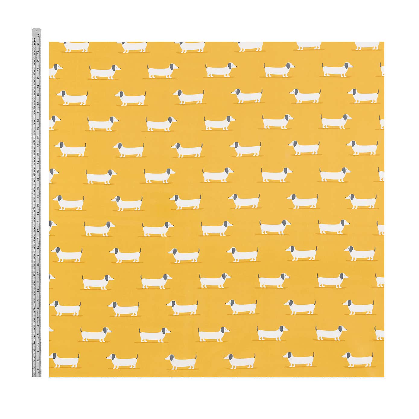Bertie Ochre PVC Fabric