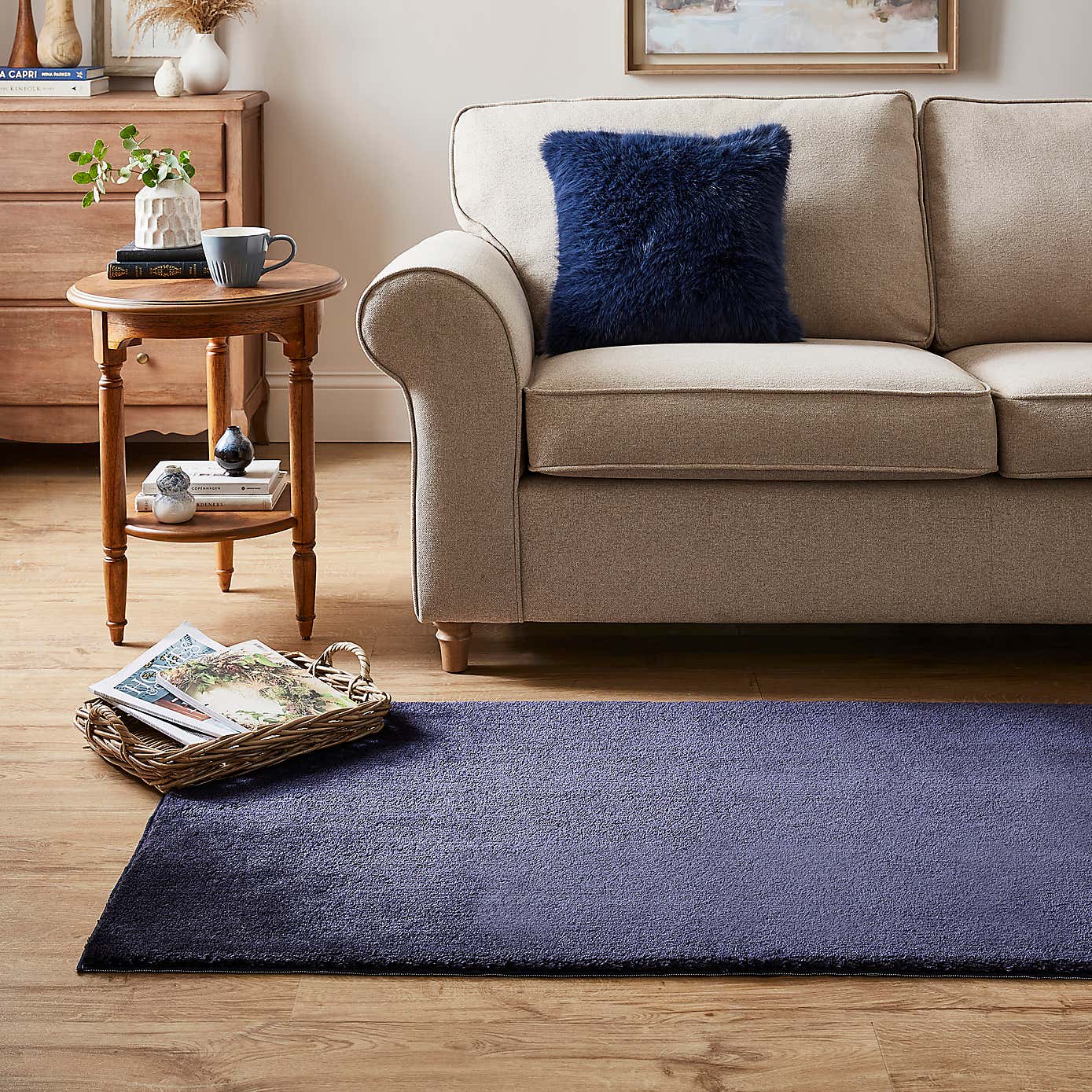 Plush Washable Shag Pile Rug