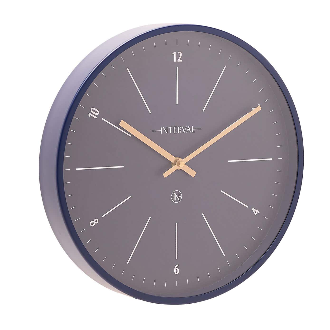 Interval Metal Wall Clock
