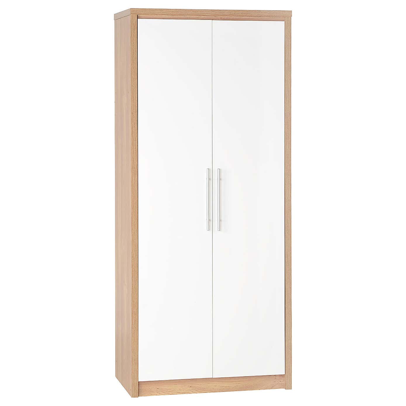 Seville White Double Wardrobe