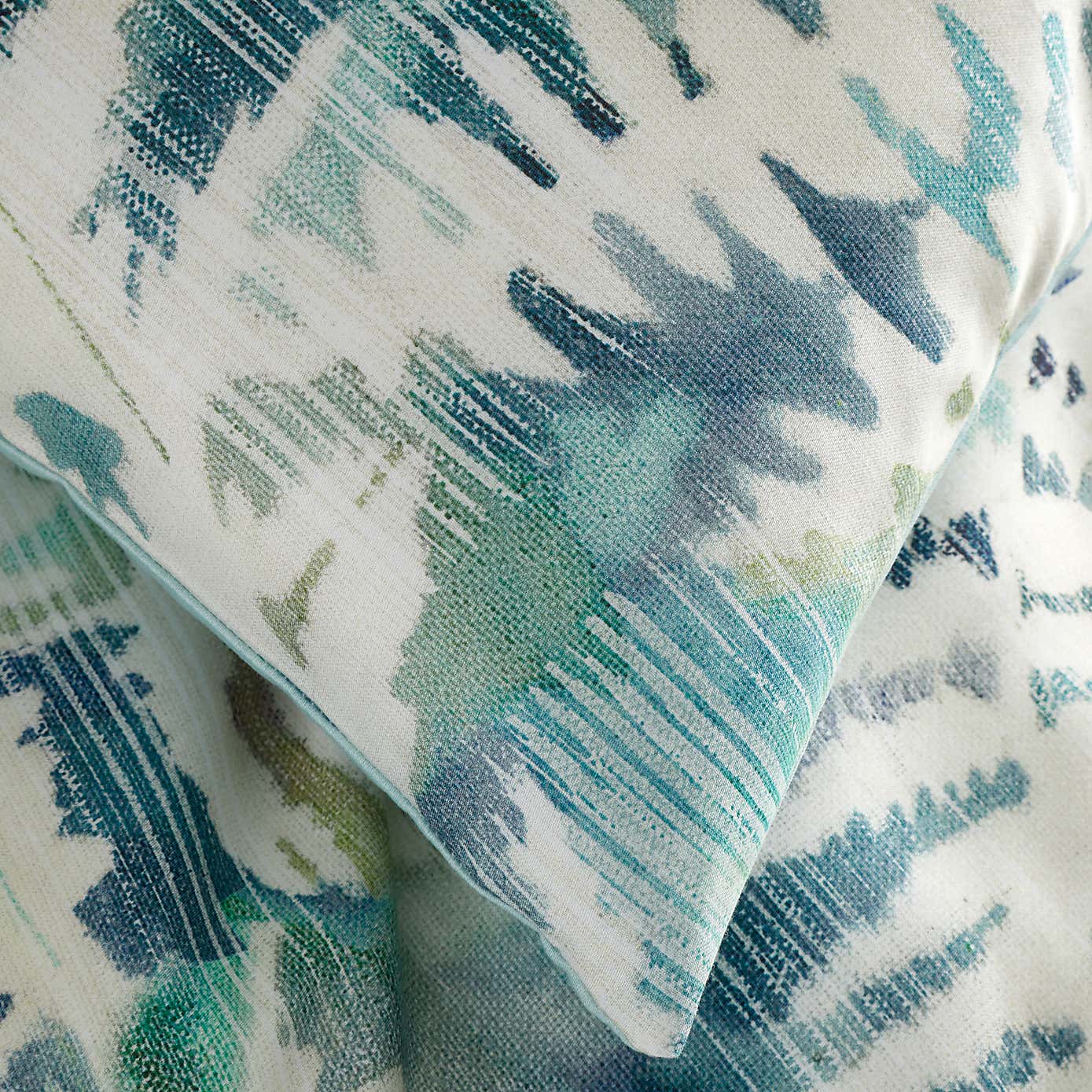 Palm House Fern 180 Thread Count Cotton Sateen Duvet Cover & Pillowcase Set