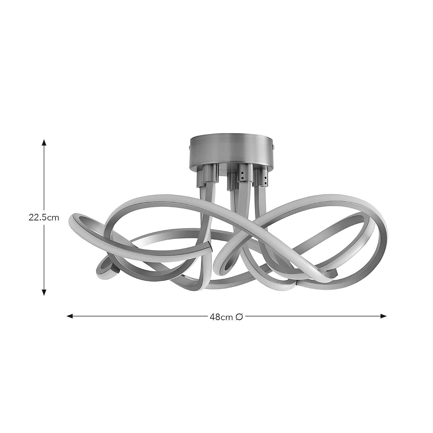 Margot Semi Flush LED Ceiling Light