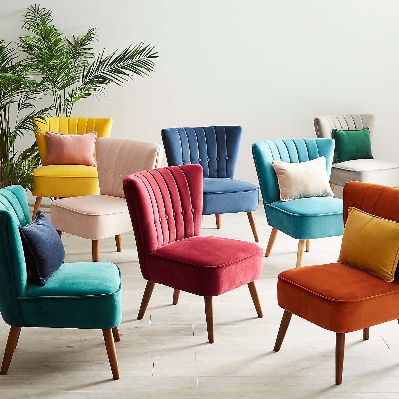 Clara Cotton Velvet Rectangular Cushion