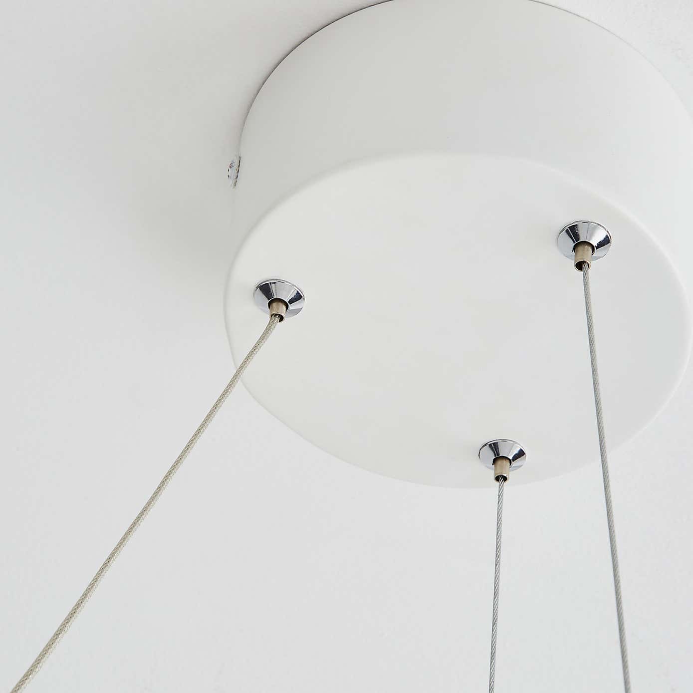 Menton Integrated LED Swirl Ceiling Fitting