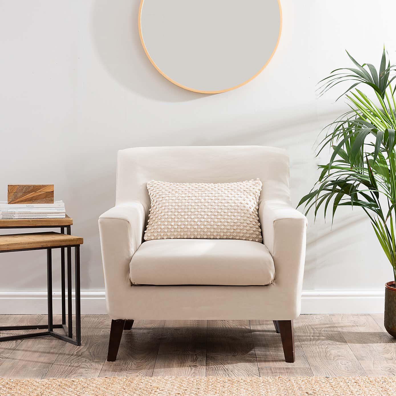 Soft Marl Armchair Cover