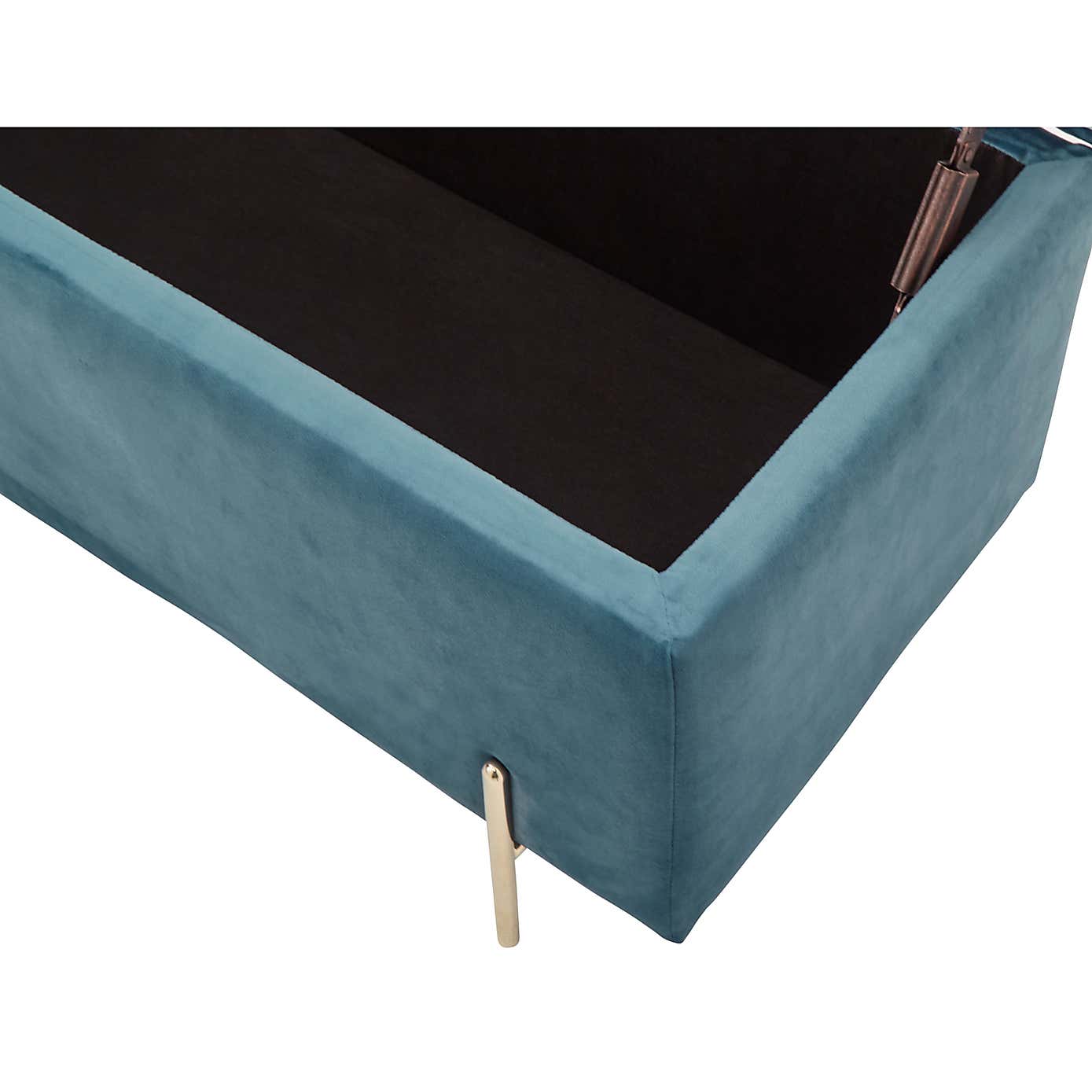 Mystica Velour Ottoman Storage Bench