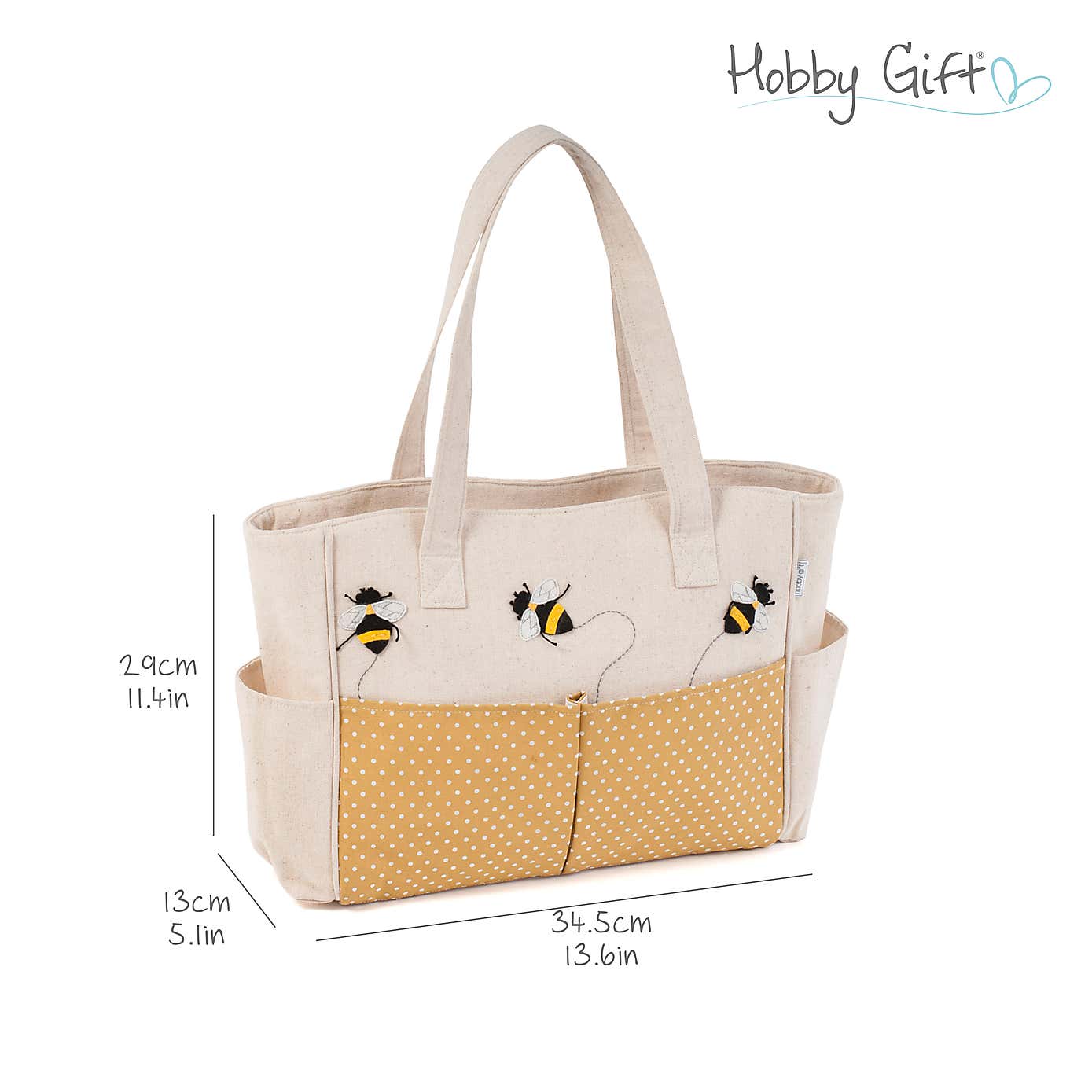 Hobby Gift Applique Bee Craft Bag