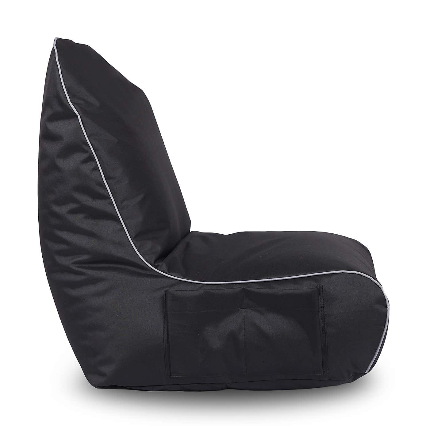 Kaikoo Black Gaming Chair & Foot Rest