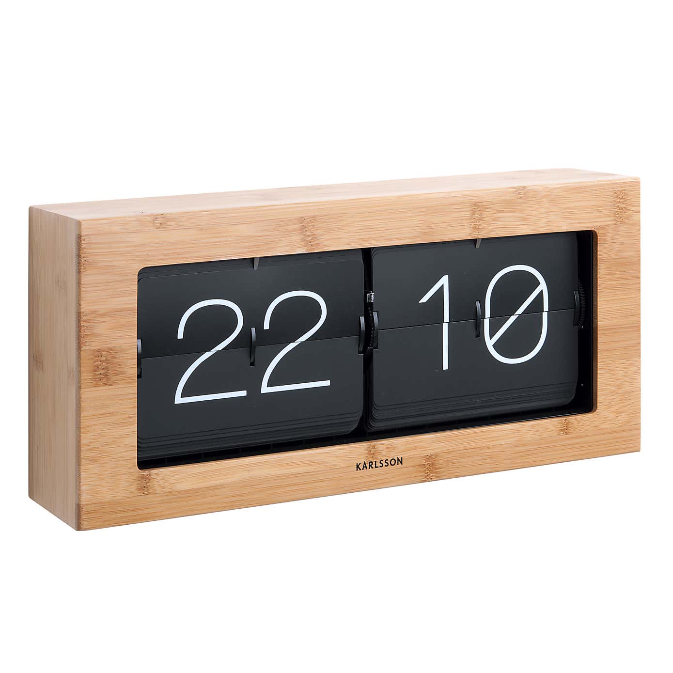 Karlsson XL Boxed Flip Mantel Clock