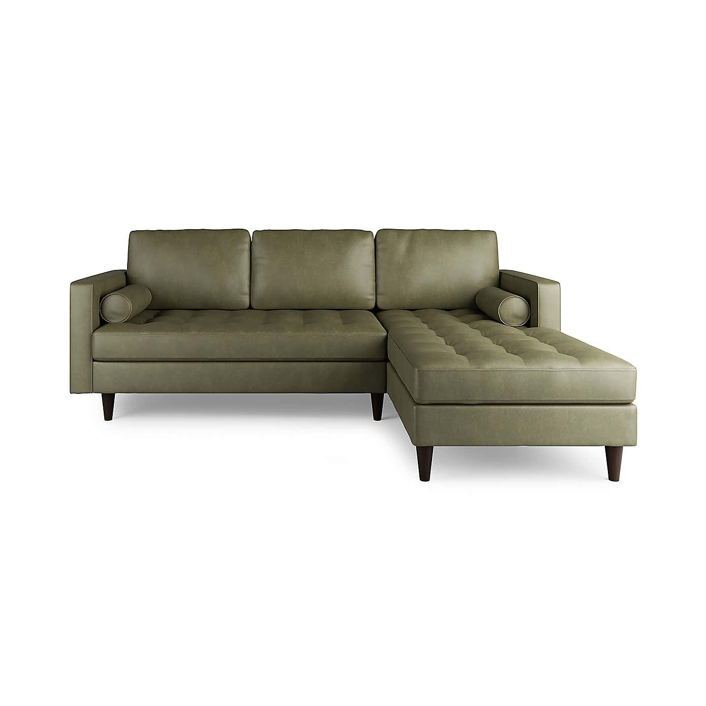 Zoe Faux Leather Left Hand Corner Sofa