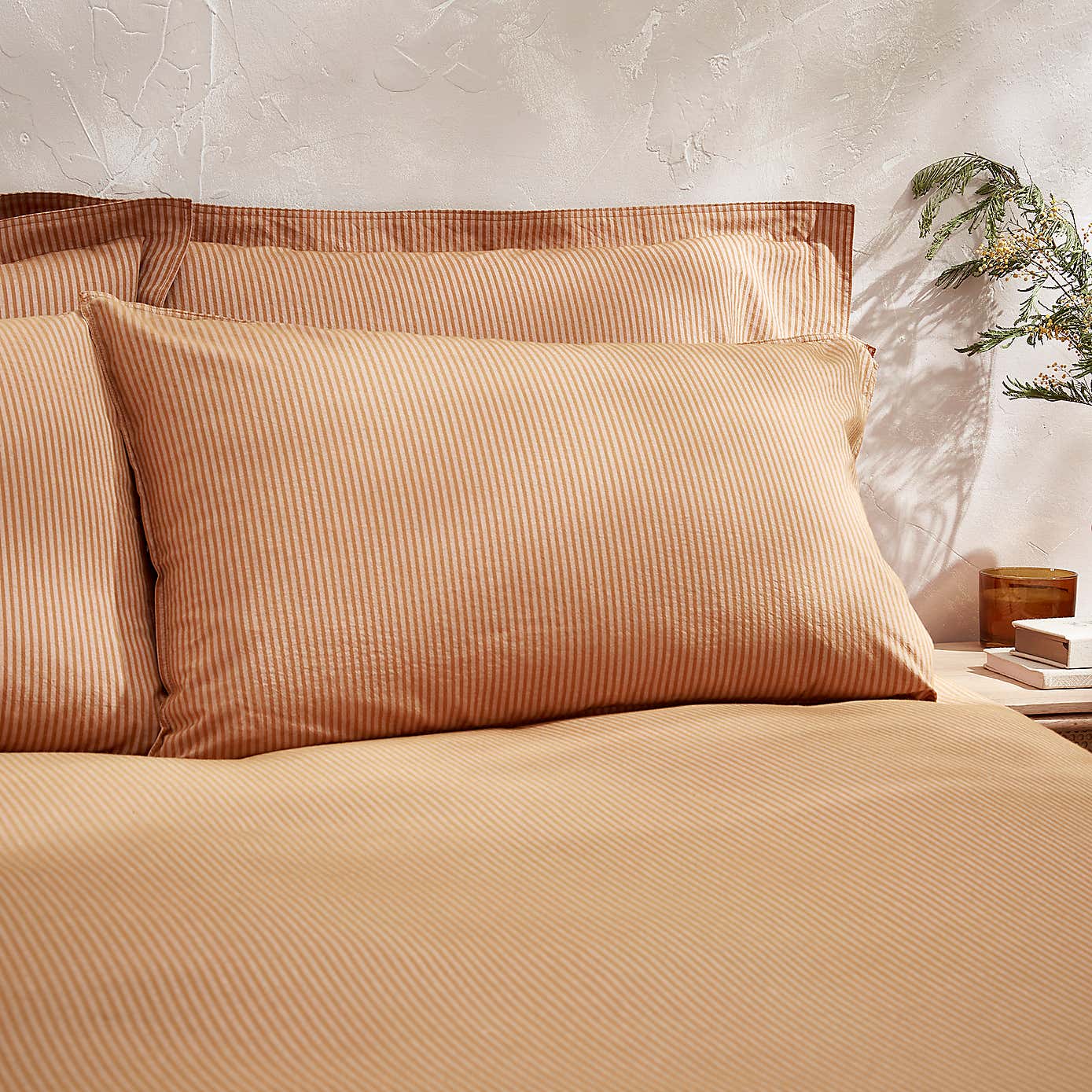 Harlem Narrow Stripe Duvet Cover & Pillowcase Set