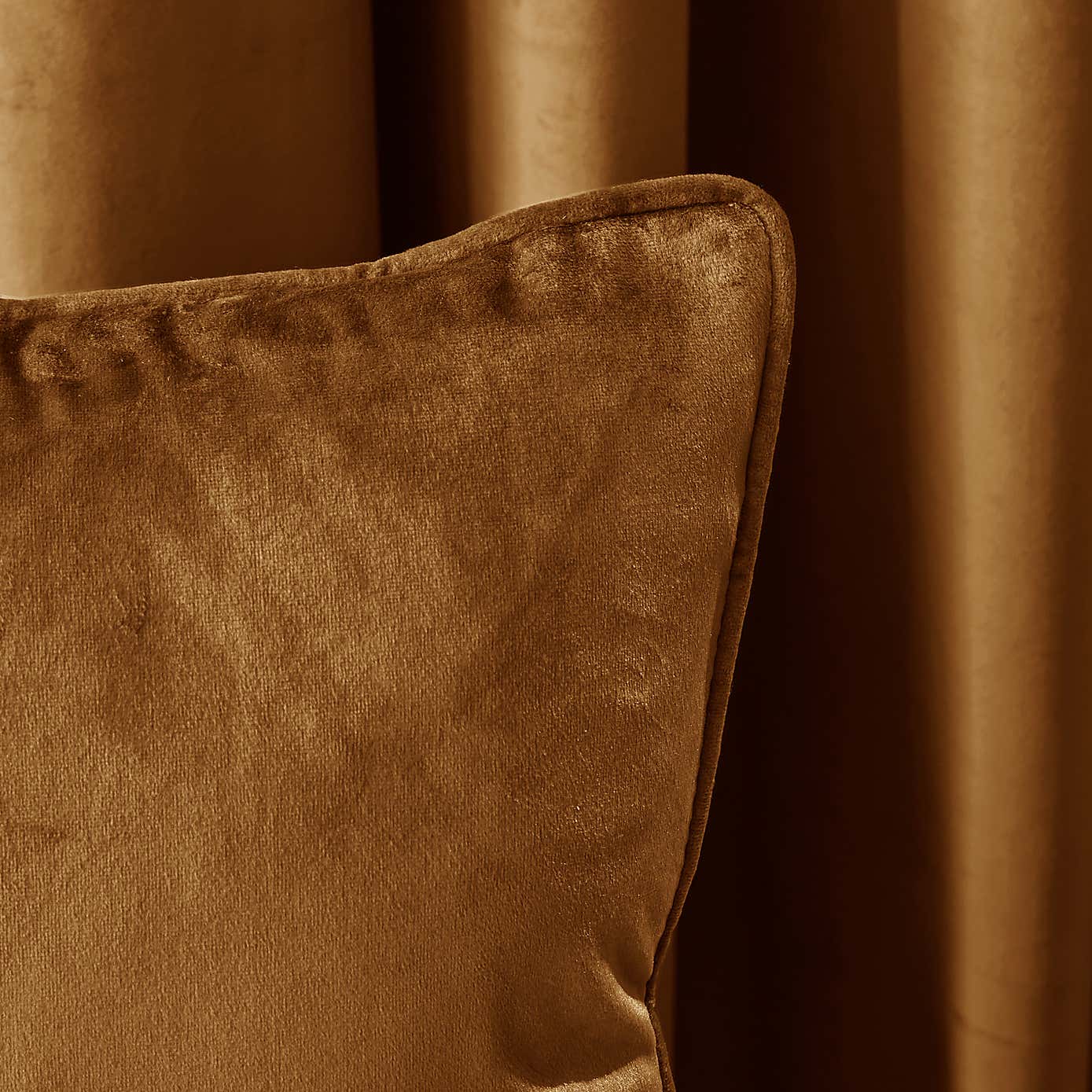 Recycled Velour Eyelet Curtains