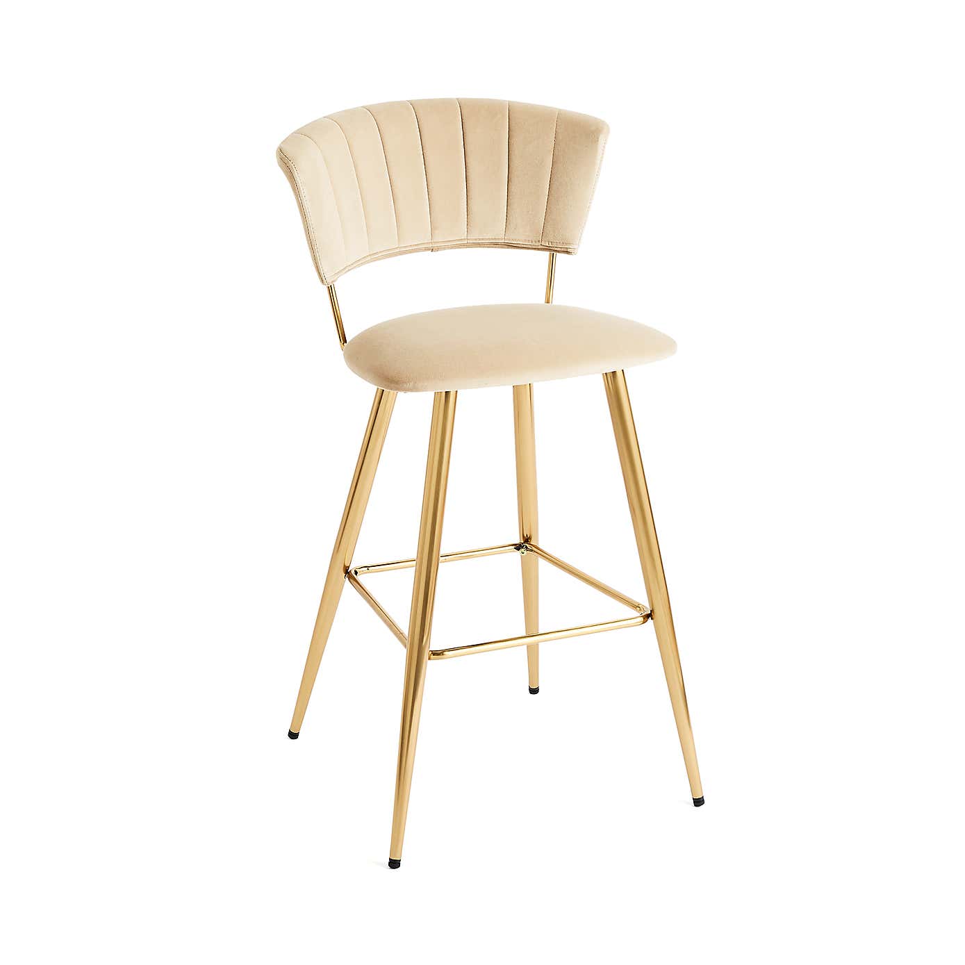 Kendall Velvet Bar Stool