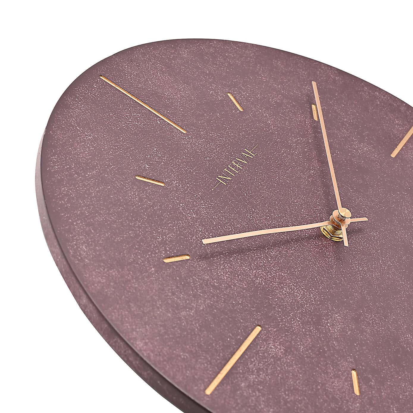Interval Resin Wall Clock