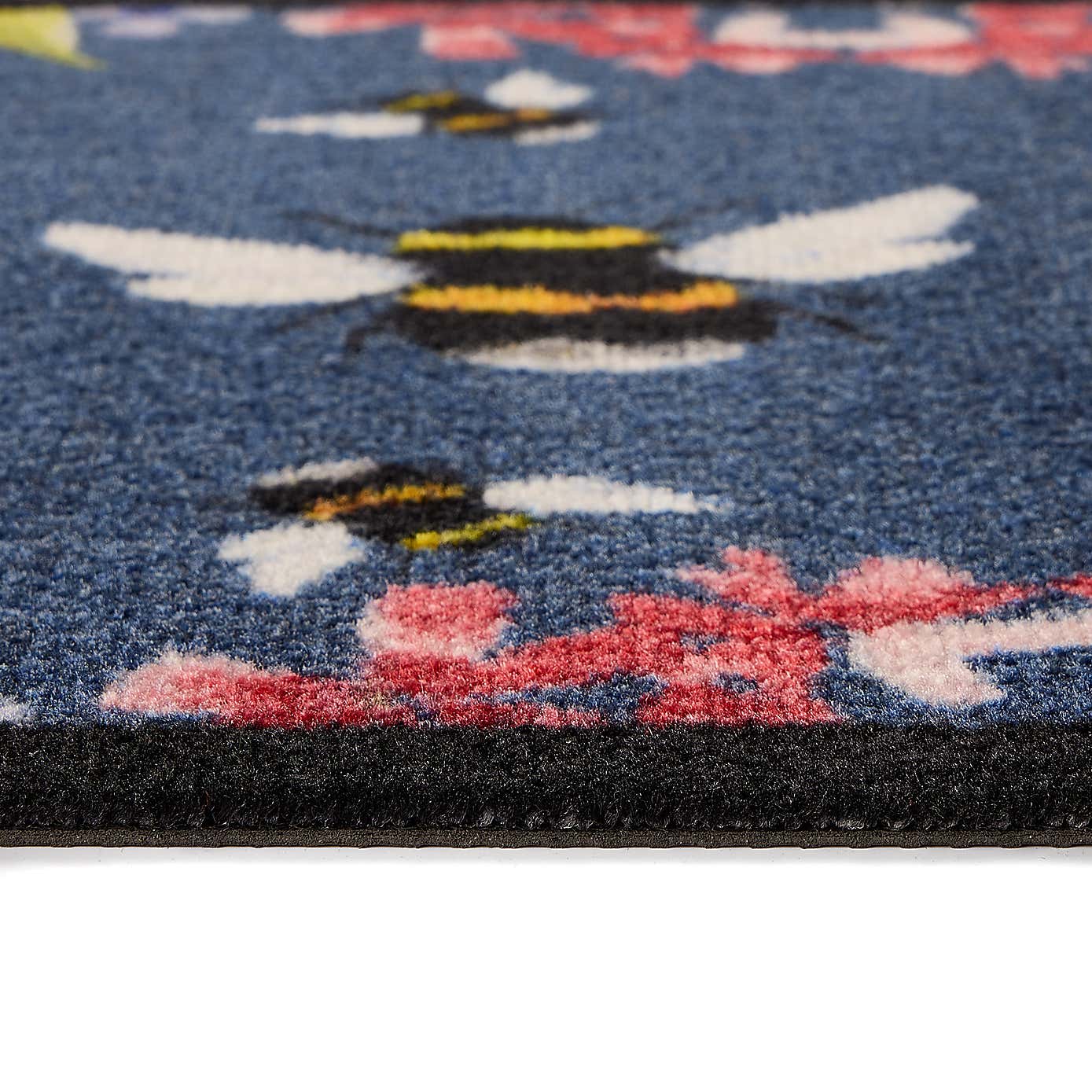 Marvel Floral Bee Washable Doormat