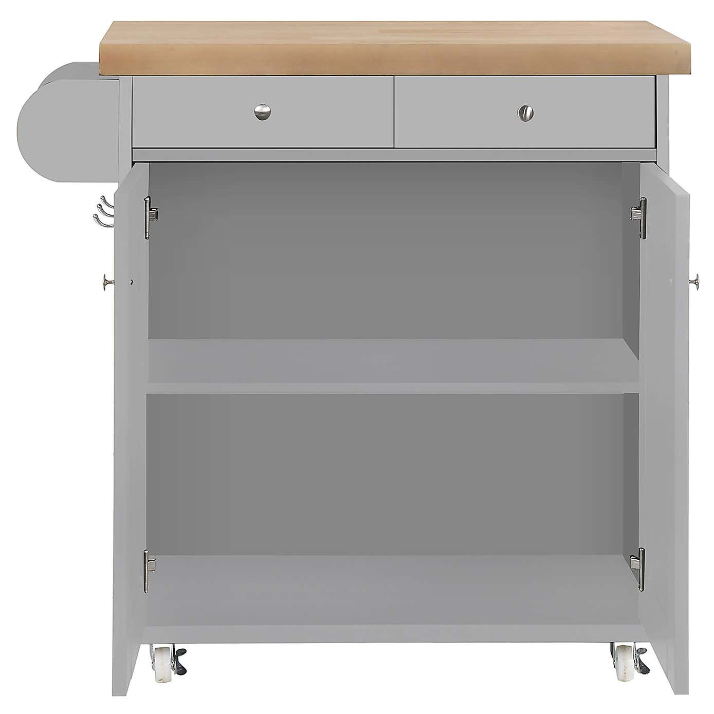 Portland Grey Kitchen Island