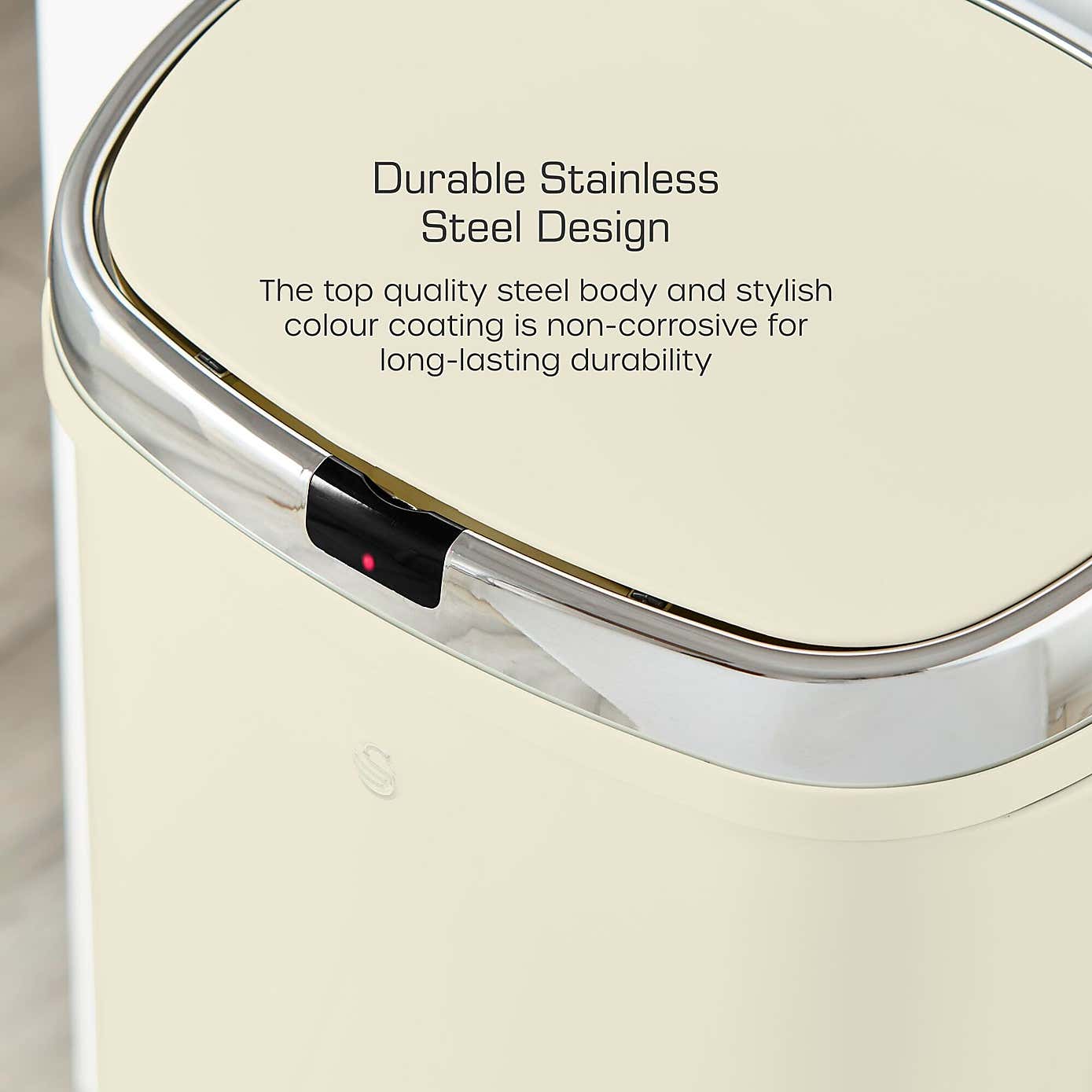 Swan 42L Square Sensor Bin