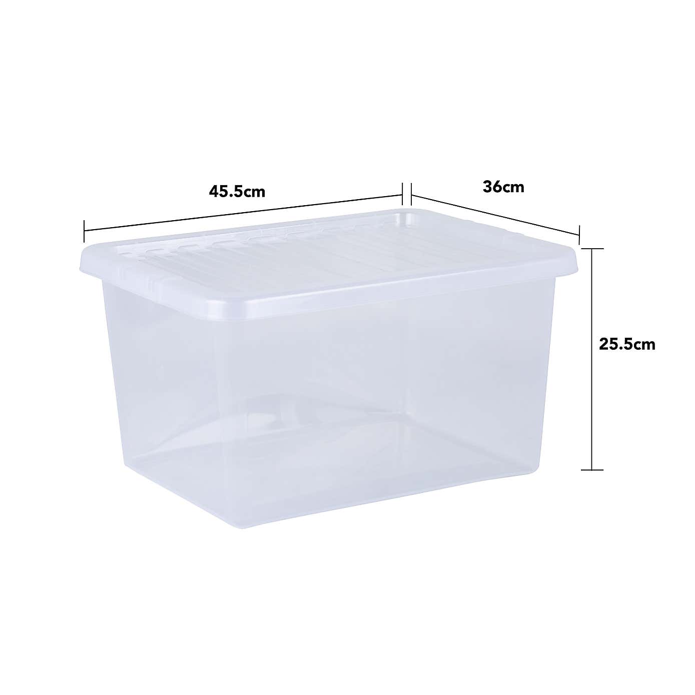 Wham Crystal Set of 5 Storage Boxes & Lids