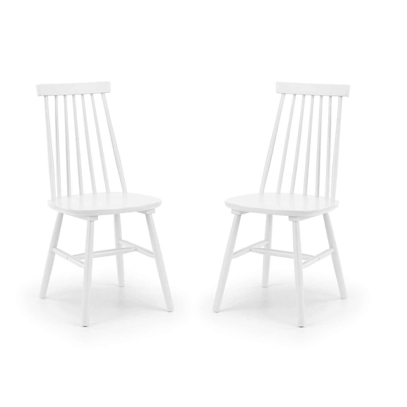 Alassio Set of 2 Spindle Dining Chairs