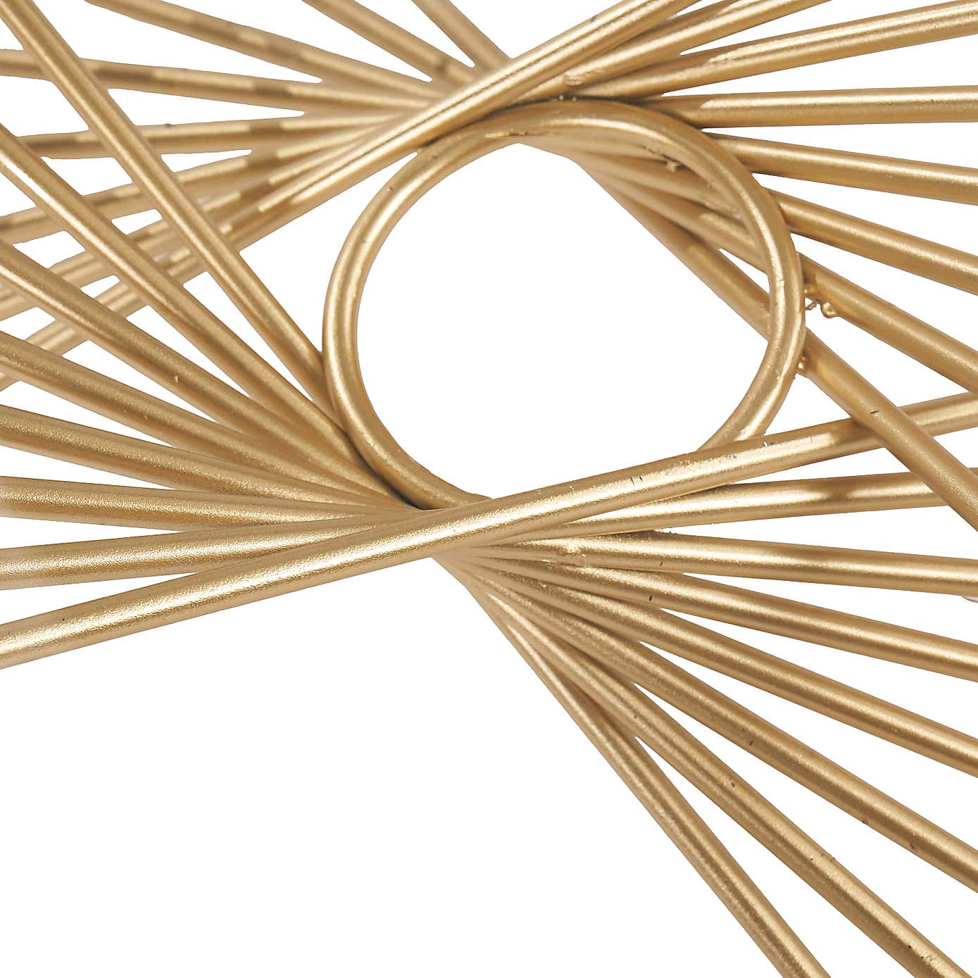 Liberty Coffee Table, Glass and Gold Metal