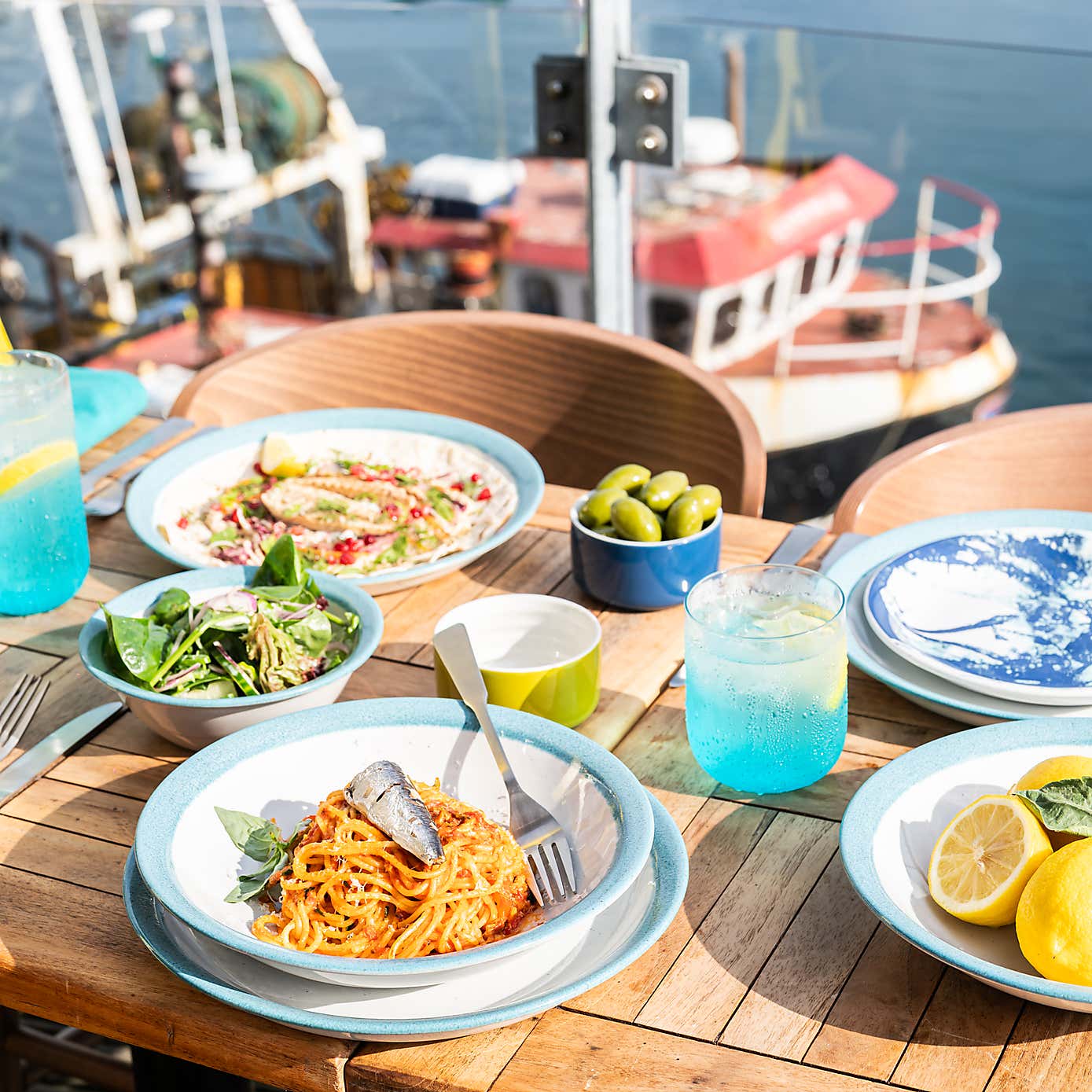 Rockfish Dinner Plate